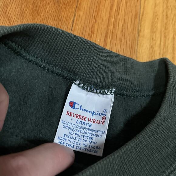 Vintage Champion Reverse Weave Clark Crewneck Size Large Made in USA Collegiate - Picture 2 of 9